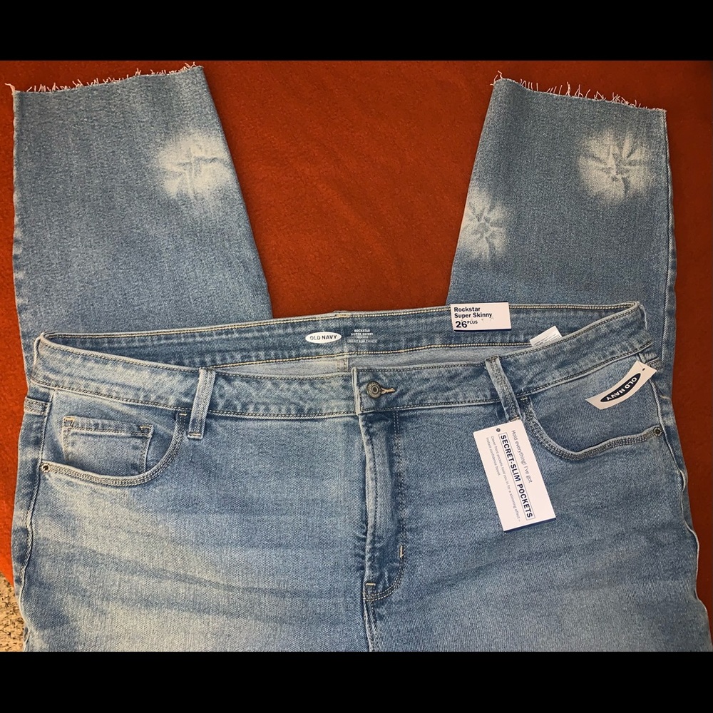 Plus size Old Navy Rockstar Jeans with tags